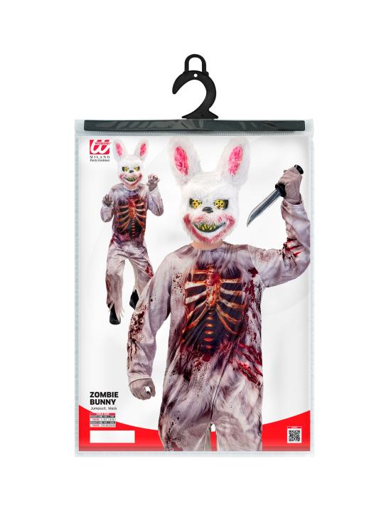 Disfraz de Conejo Zombie para Niño con Máscara
