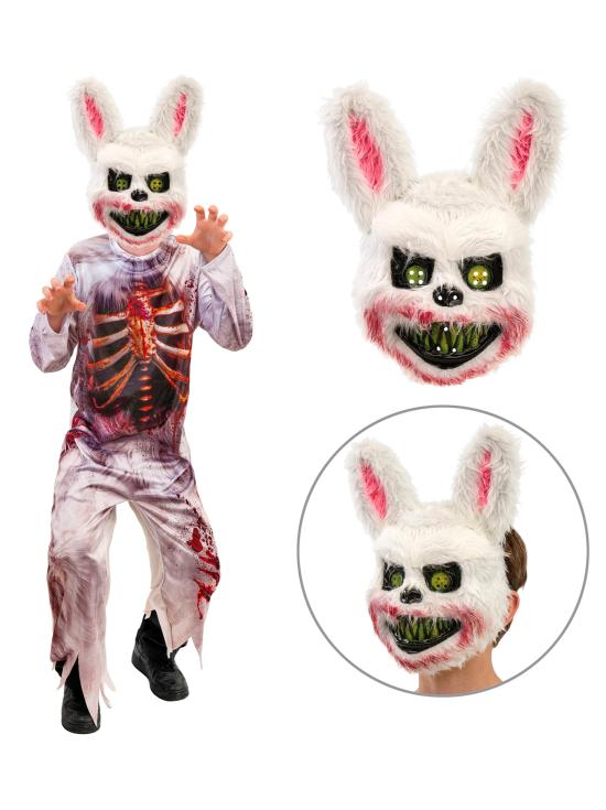Disfraz de Conejo Zombie para Niño con Máscara