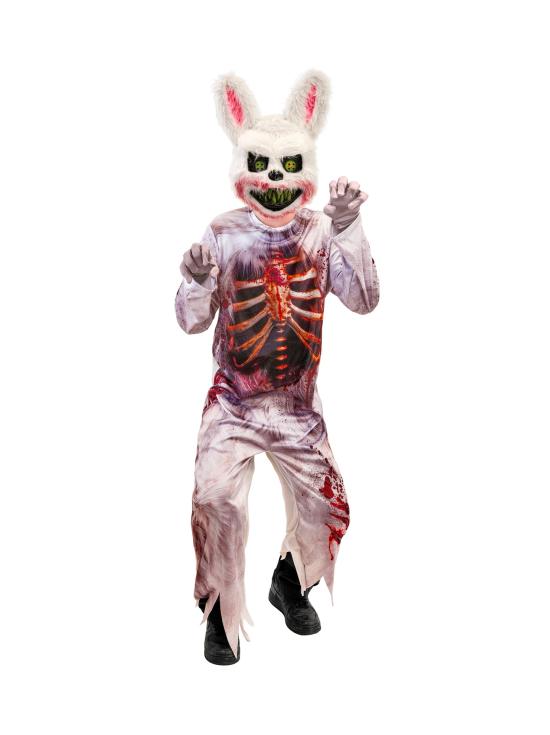 Disfraz de Conejo Zombie para Niño con Máscara