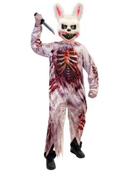 Disfraz de Conejo Zombie para Niño con Máscara