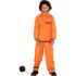 Disfraz de Convicto Infantil – Mono Naranja de Preso para Niños