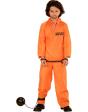 Disfraz de Convicto Infantil – Mono Naranja de Preso para Niños