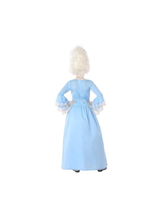 Disfraz de Cortesana Azul para niña