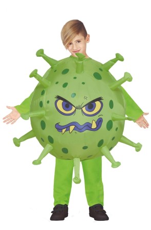 Disfraz de Covid 19 Hinchable talla infantil