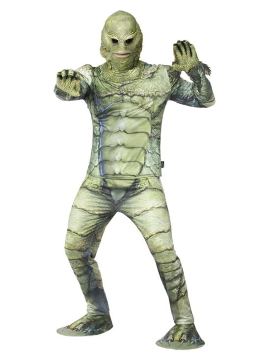 Disfraz de criatura de la laguna negra, Universal Monsters adulto