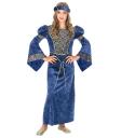 Disfraz de Dama del Renacimiento Azul para niña
