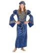 Disfraz de Dama del Renacimiento Azul para niña
