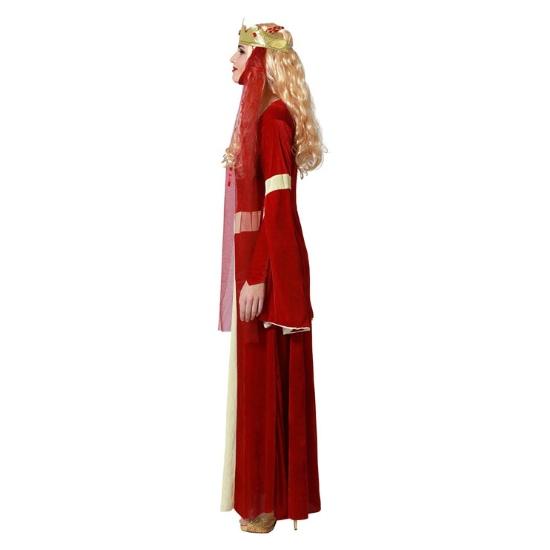 Disfraz de Dama Medieval Red mujer Disfraz de Dama Medieval Red mujer