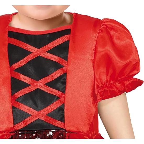 Disfraz de diabla roja para bebé Disfraz de diabla roja para bebé