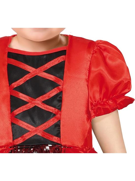 Disfraz de diabla roja para bebé