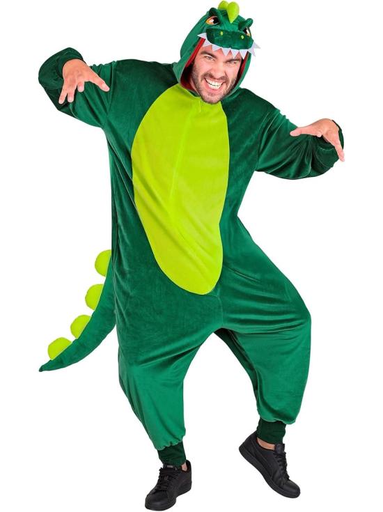Disfraz de Dinosaurio Pijama Unisex para Adultos