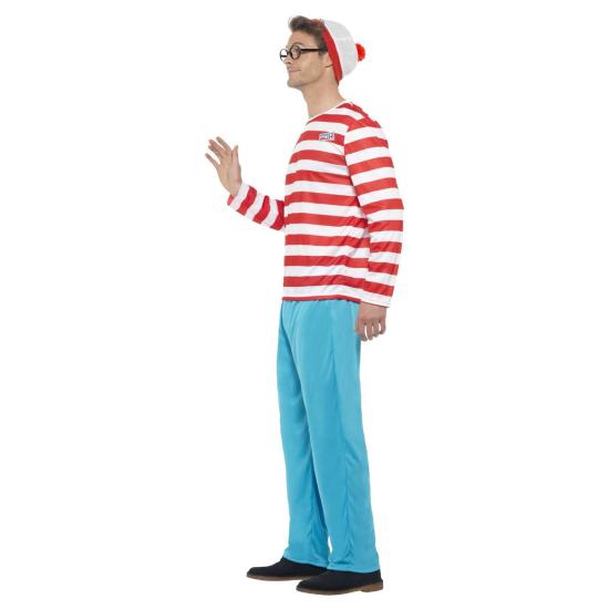 Disfraz de ¿Dónde está Wally? Lujo para adulto