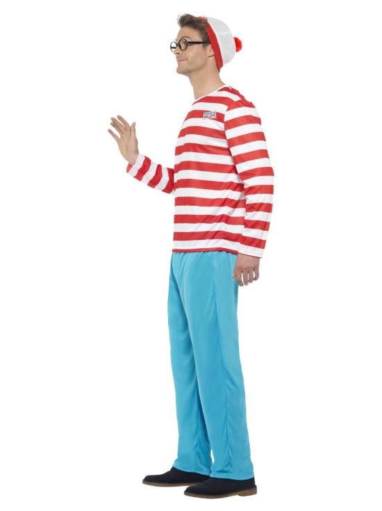 Disfraz de ¿Dónde está Wally? Lujo para adulto