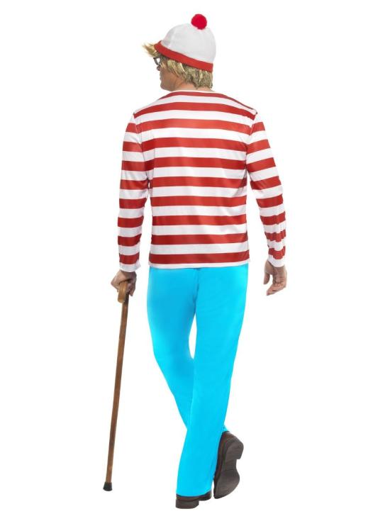 Disfraz de ¿Dónde está Wally? Lujo para adulto