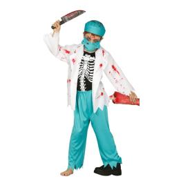 Disfraz de doctor zombie para niño