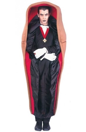 Disfraz de Dracula  ataúd talla única
