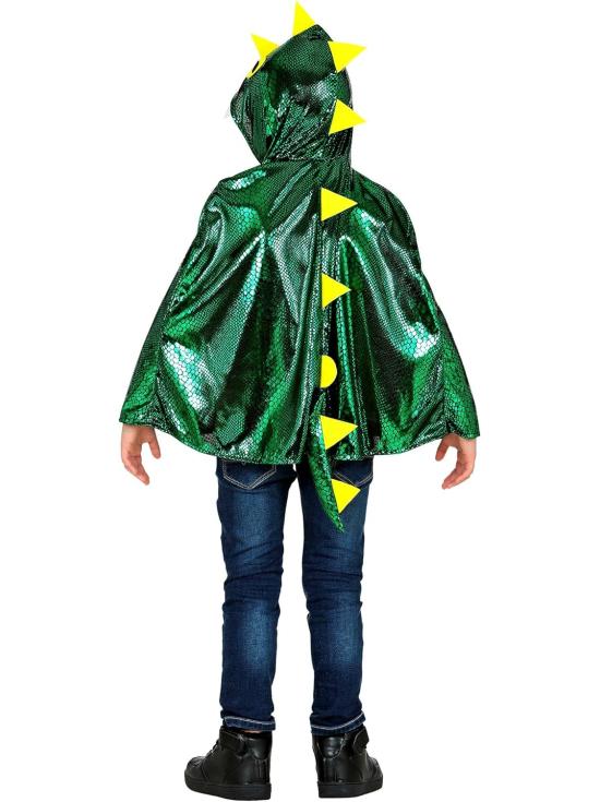 Disfraz de dragón que escupe fuego para niños, capa con capucha