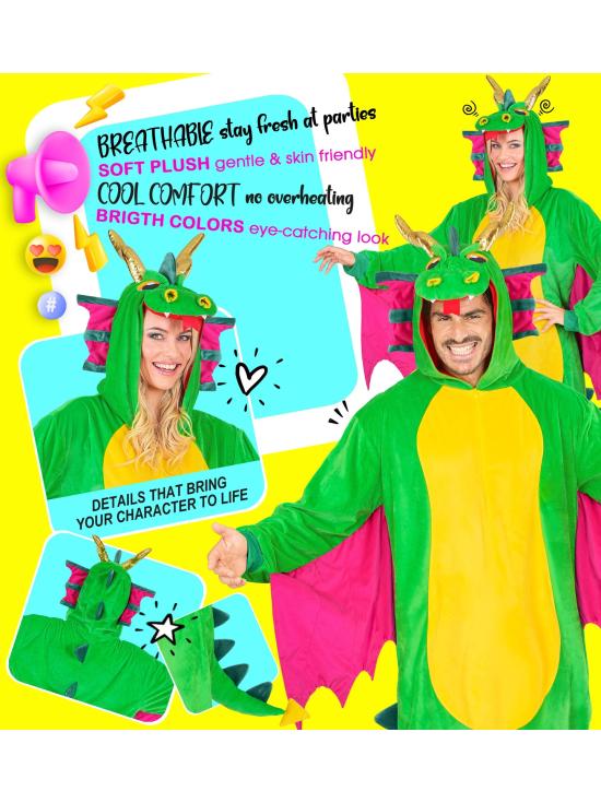 🐉 Disfraz de Dragón Adulto Unisex
