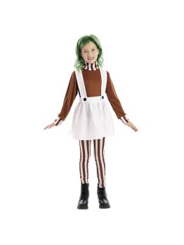 Disfraz de Duendecilla Dulce Infantil oompa loompa de Willy Wonka