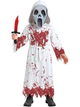 Disfraz Fantasma del Diablo Blanco Unisex Infantil