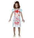 Disfraz de El Resplandor para Niña – Vestido Ensangrentado de Terror Infantil