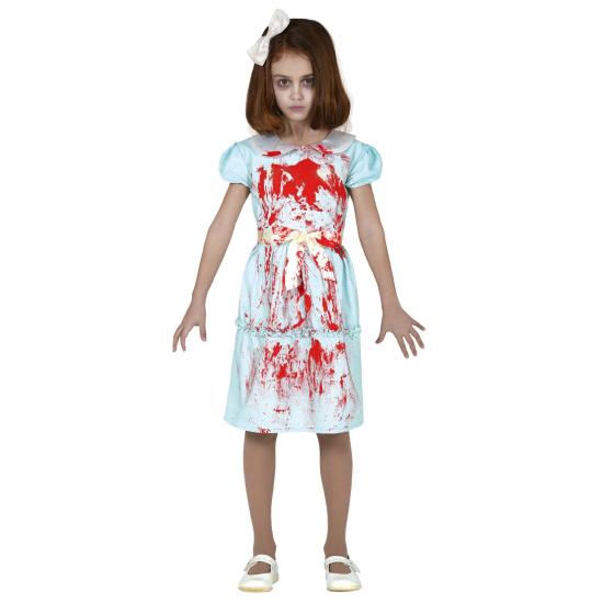 Disfraz de El Resplandor para Niña – Vestido Ensangrentado de Terror Infantil