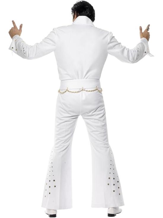 Disfraz de el Rey del Rock Elvis Deluxe para hombre