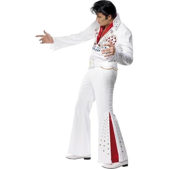 Disfraz de el Rey del Rock Elvis Deluxe para hombre