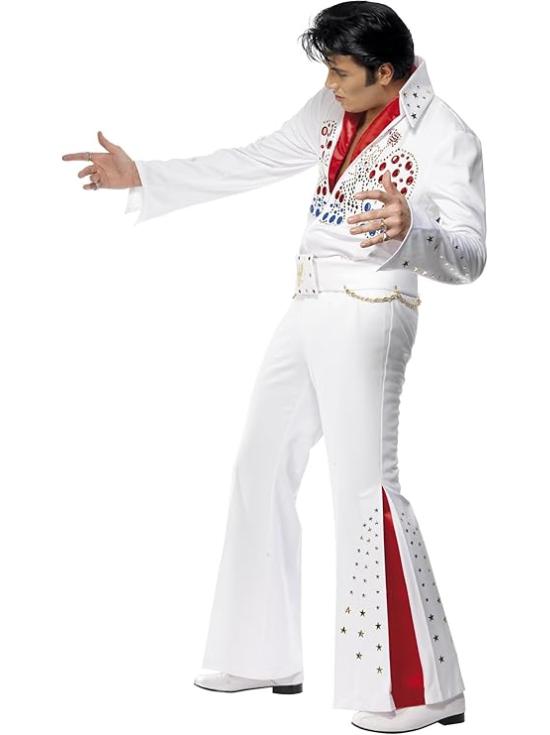 Disfraz de el Rey del Rock Elvis Deluxe para hombre