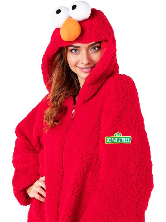 Disfraz de Elmo para adulto - Barrio Sésamo
