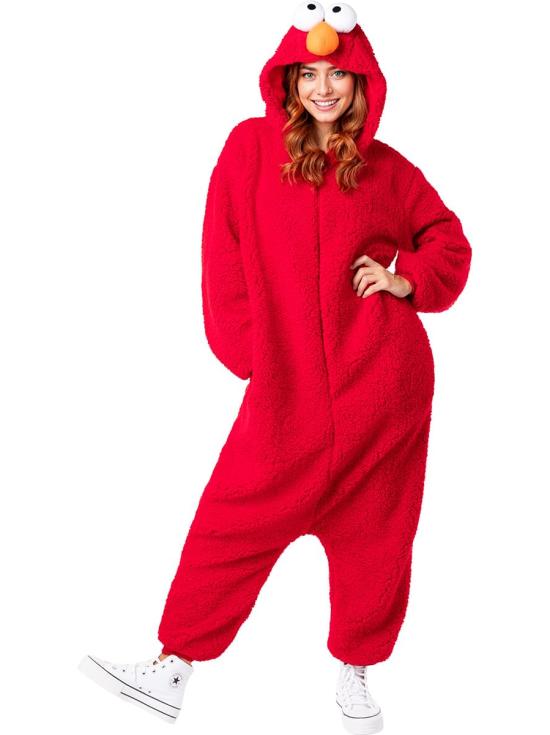 Disfraz de Elmo para adulto - Barrio Sésamo