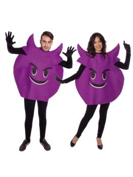 Disfraz de Emoticono travieso Talla única