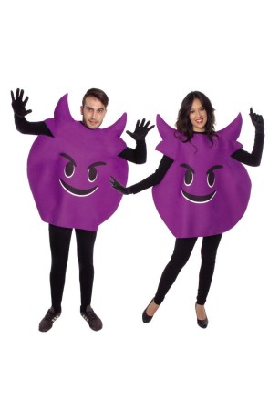 Disfraz de Emoticono travieso Talla única