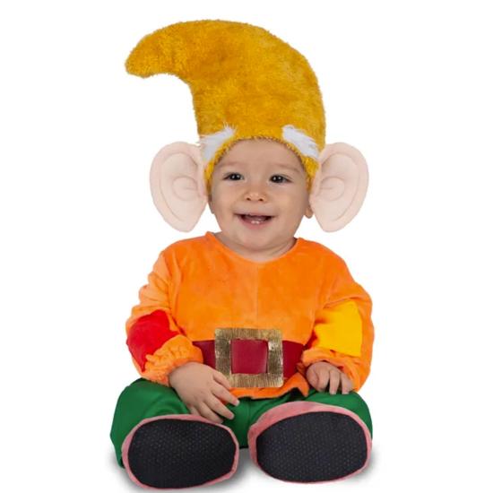 Disfraz de Enanito Bebé con Barba para bebés Disfraz de Enanito Bebé con Barba para bebés