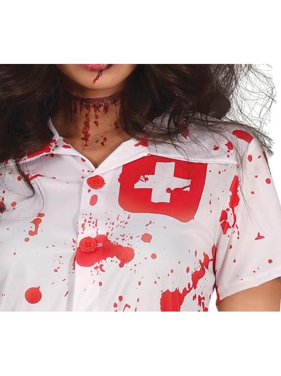 Disfraz de enfermera caminante zombie