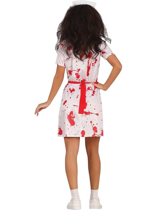 Disfraz de enfermera caminante zombie