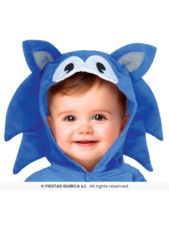 Disfraz de Erizo Azul Bebé (Sonic Bebé)