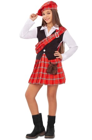 Disfraz de Escocesa niña