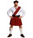 Disfraz Escocés Adulto Completo con Kilt y Gorro