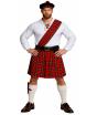 Disfraz Escocés Adulto Completo con Kilt y Gorro
