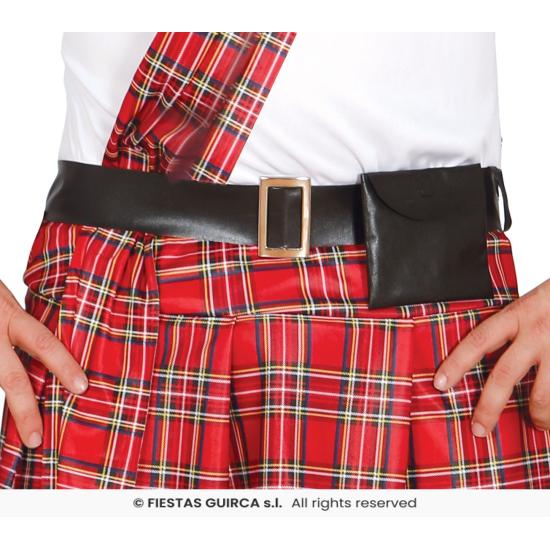 Disfraz Escocés Adulto Completo con Kilt y Gorro