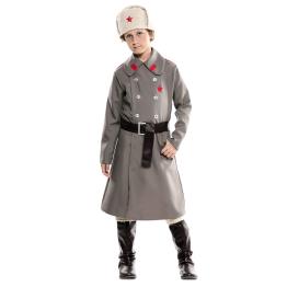 Disfraz de Espía Ruso Gris para Niño