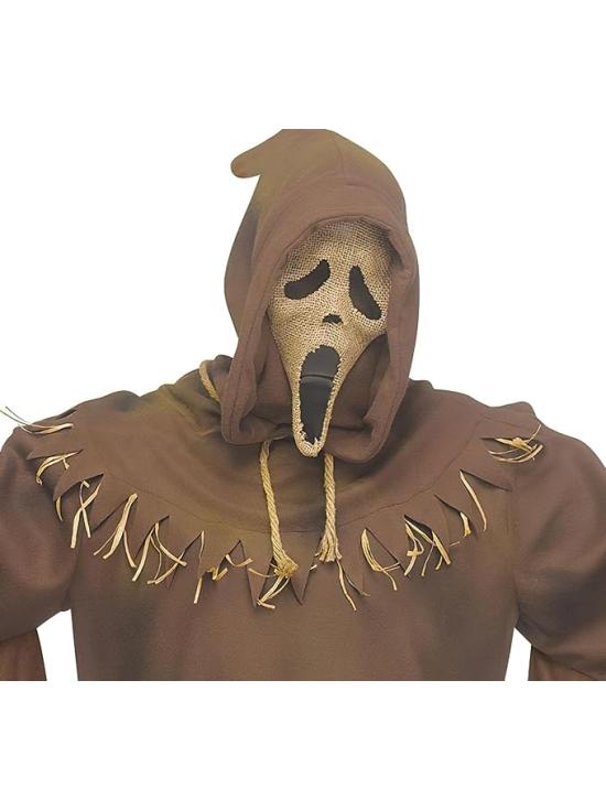 Disfraz de espantapájaros Ghost Face para adulto