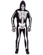 Disfraz de Esqueleto con Capucha para Adulto – Clásico de Halloween