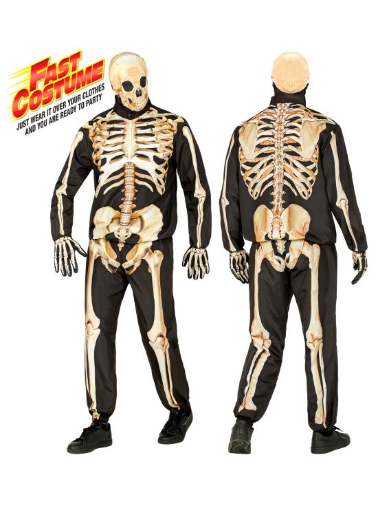 Disfraz de Esqueleto "Fast Costume" – Adulto