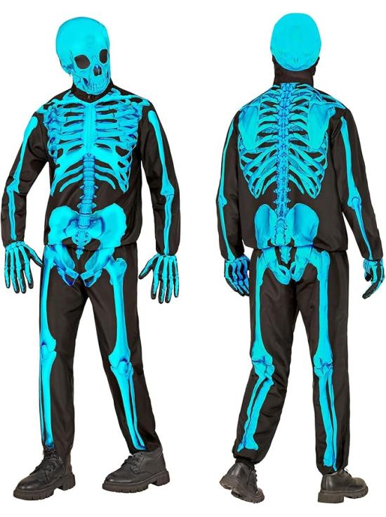 Disfraz de Esqueleto Fluorescente para Niños FAST COSTUME