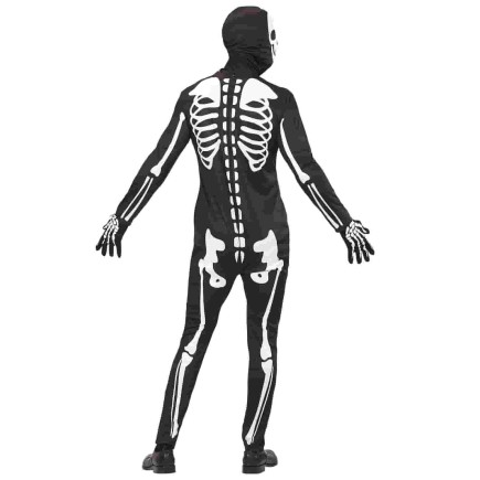 talla S-XL disfraz de halloween horror de huesos unisex carnaval Esqueleto adultos 1tlg