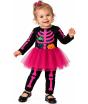 Disfraz de Esqueleto Rosa para Bebé Niña con Tutú – Halloween