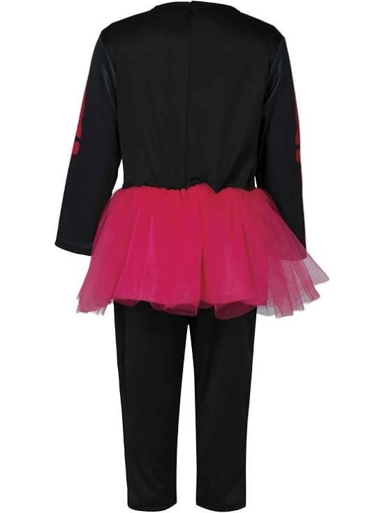 Disfraz de Esqueleto Rosa para Bebé Niña con Tutú – Halloween