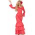 Disfraz de flamenca roja mujer